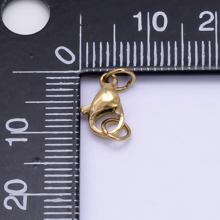 16K Gold Filled 10mm Lobster Clasps Jewelry Closure Supply End Clasp | Z - 406 - DLUXCA