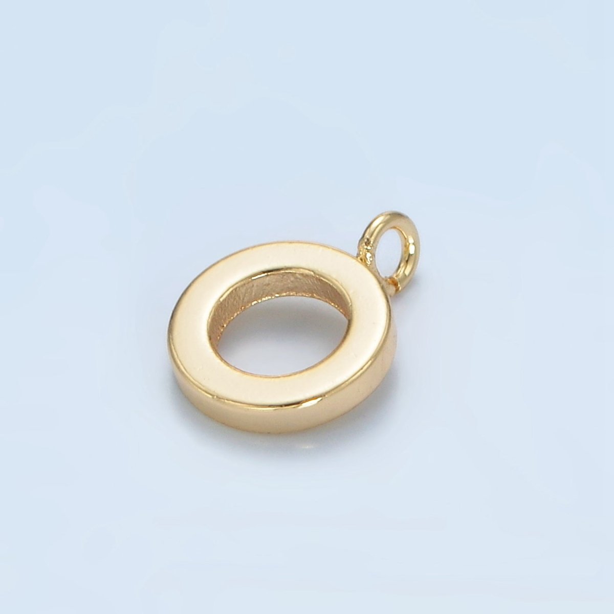 16K Gold Filled 11mm Minimalist Thin Rhondelle Open Loop Findings in Gold & Silver | Z856 - DLUXCA