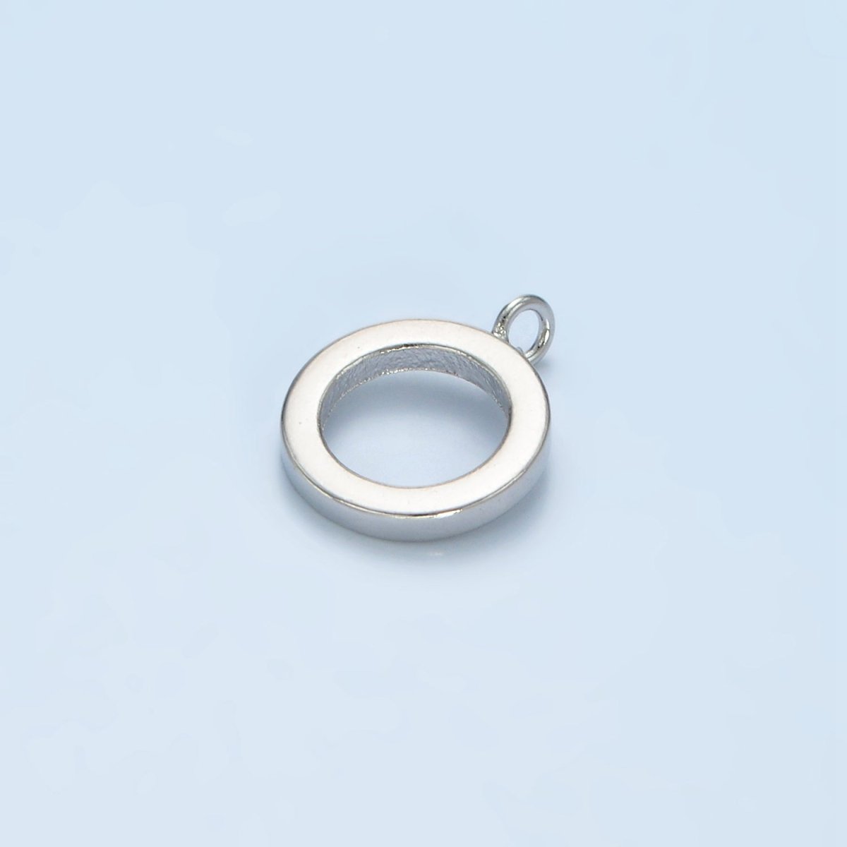 16K Gold Filled 13mm Minimalist Thin Rhondelle Open Loop Findings in Gold & Silver | Z858 - DLUXCA