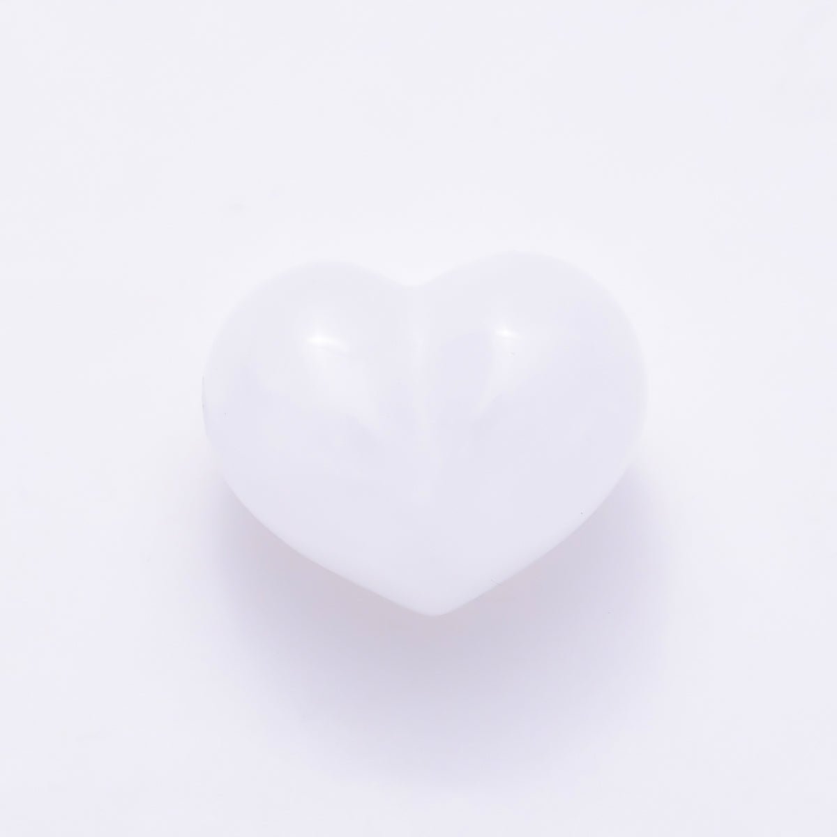 16K Gold Filled 15mm Natural Gemstone Puffy Heart Spacer Bead | Beads-00572 - Beads-00576 - DLUXCA