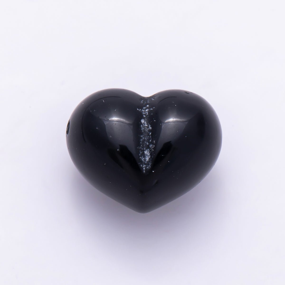 16K Gold Filled 15mm Natural Gemstone Puffy Heart Spacer Bead | Beads-00572 - Beads-00576 - DLUXCA