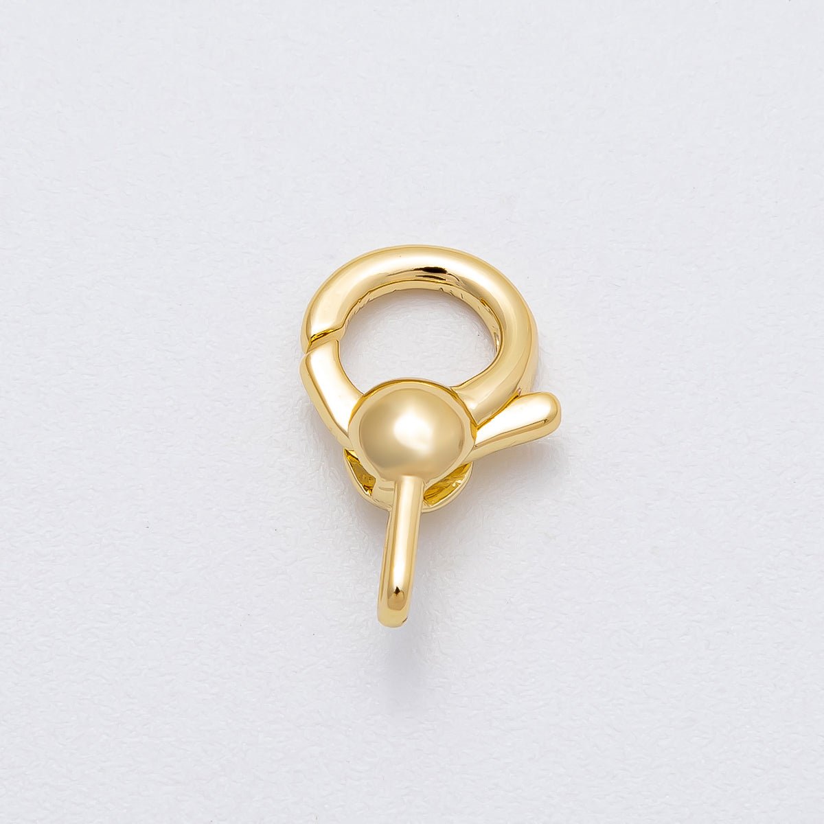 16K Gold Filled 16.5mm Round Lobster Claw Clasps Findings in Gold & Silver | Findings - 00148 Findings - 00149 - DLUXCA