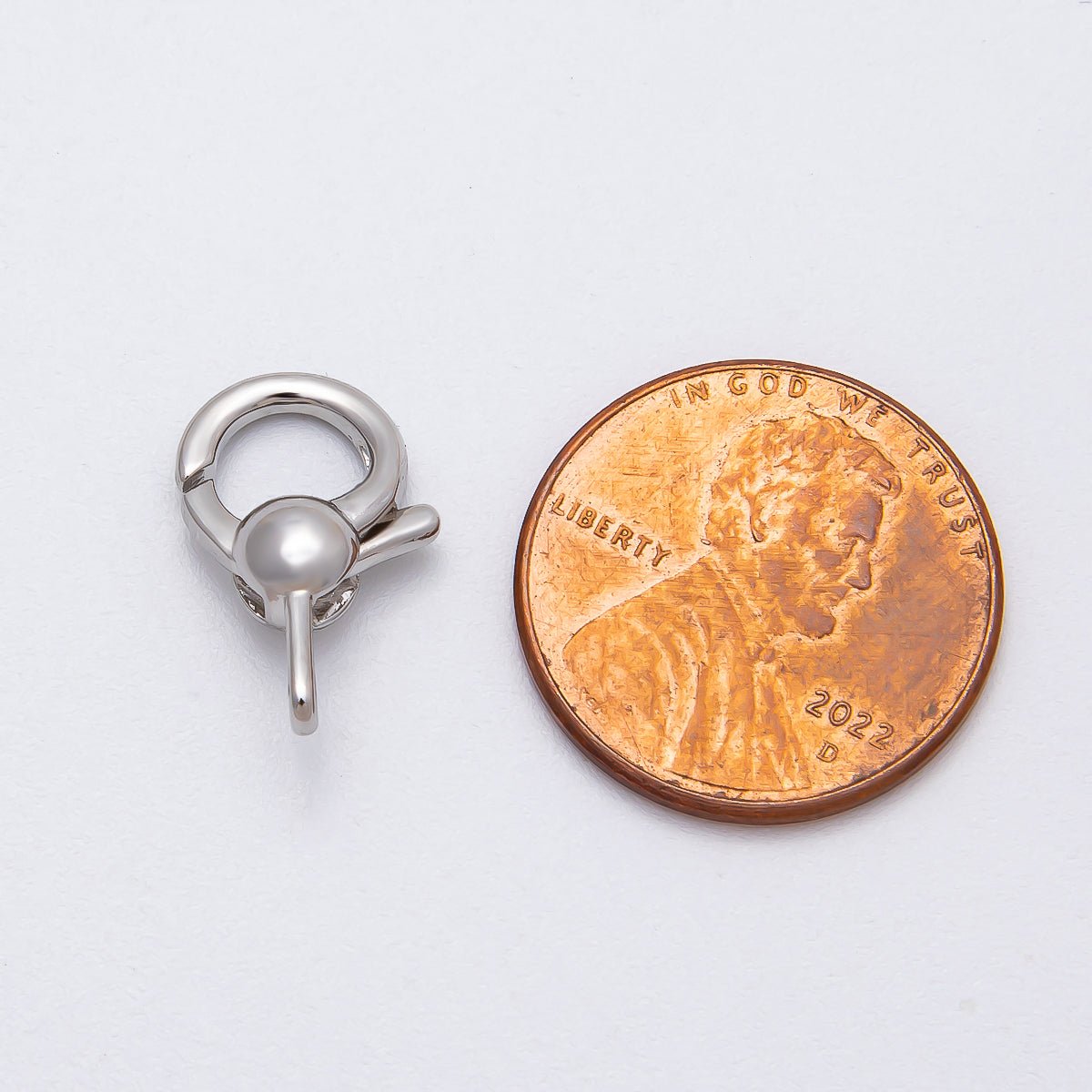 16K Gold Filled 16.5mm Round Lobster Claw Clasps Findings in Gold & Silver | Findings - 00148 Findings - 00149 - DLUXCA