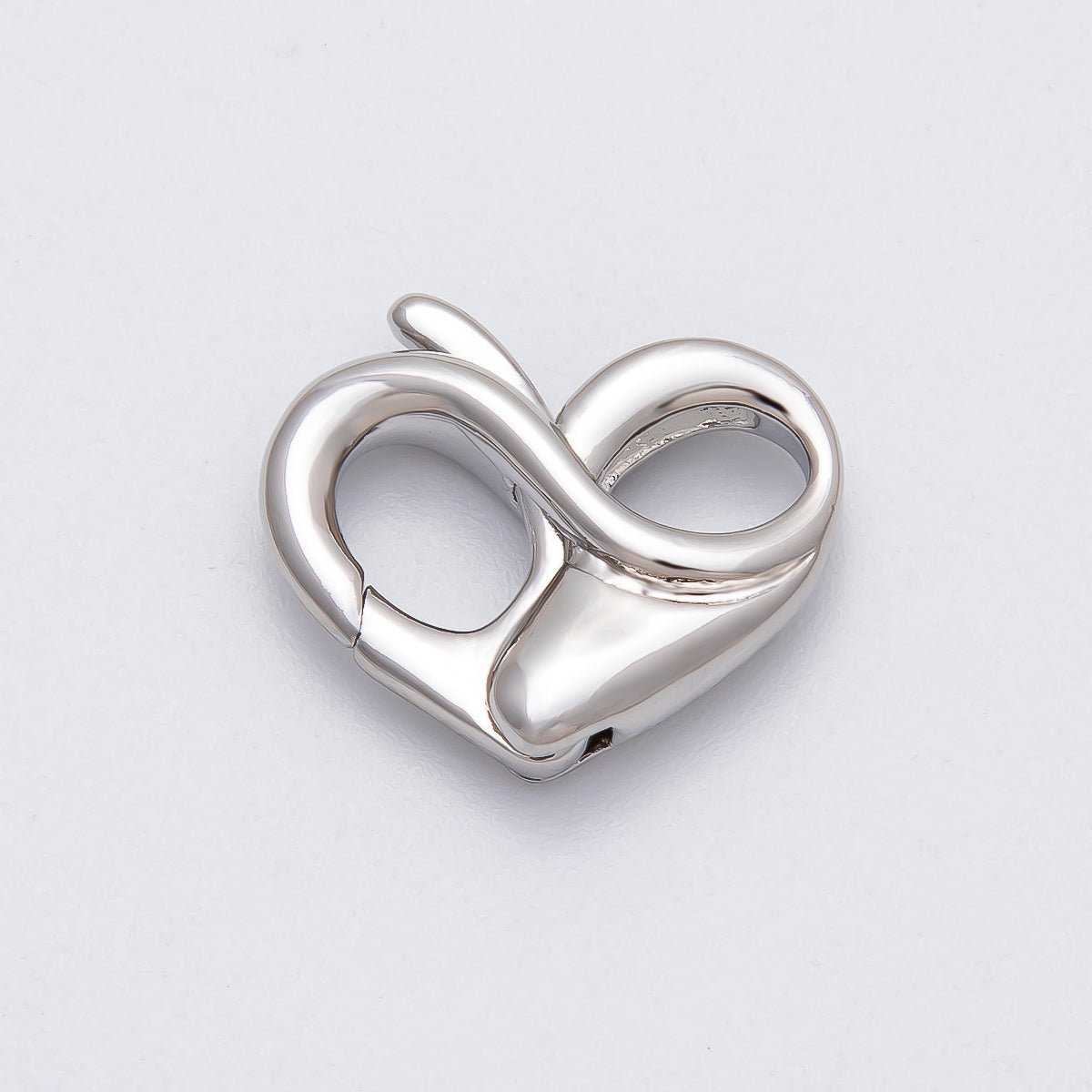 16K Gold Filled 18mm Heart Claw Clasps Findings in Gold & Silver | Findings - 00146 Findings - 00147 - DLUXCA