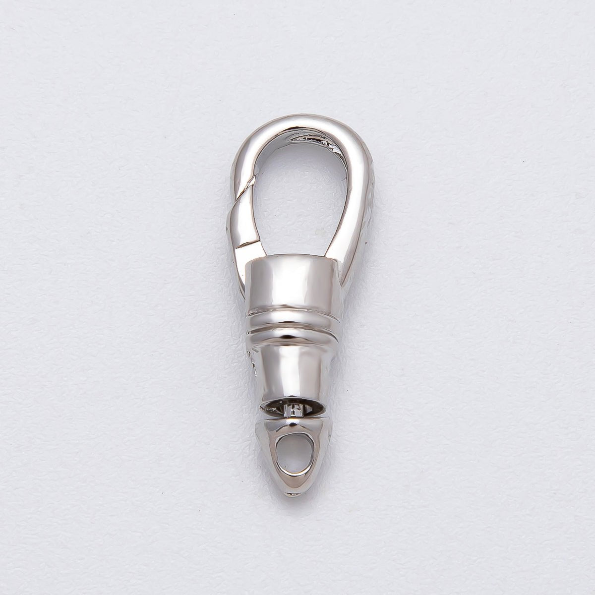 16K Gold Filled 22mm Oval Push Gate Swivel Clasps Closure in Gold & Silver | Findings - 00144 Findings - 00145 - DLUXCA