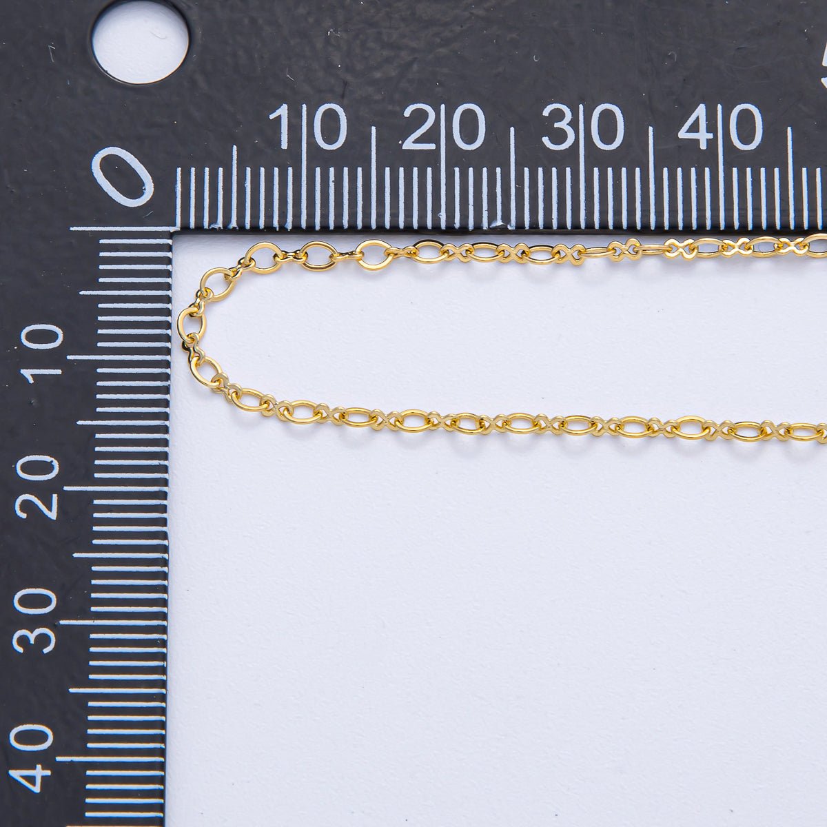 16K Gold Filled 2mm Minimalist Cable Unfinished Chain by Yard | Roll - 1787 - DLUXCA
