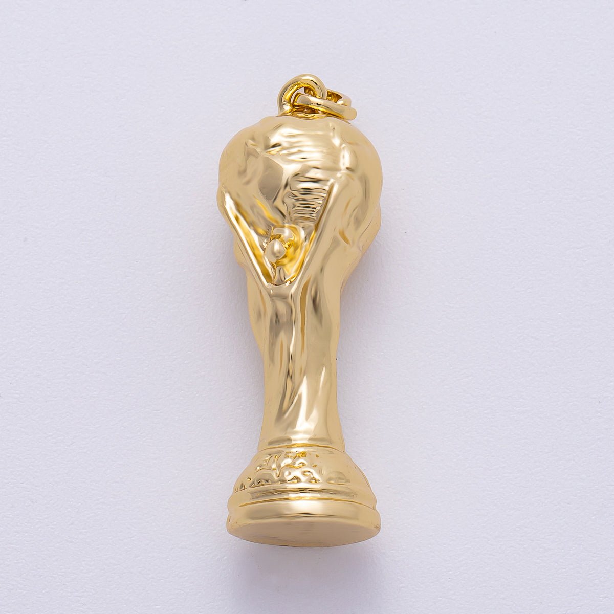 16K Gold Filled 33mm World Cup Trophy Champion Charm Soccer Pendant | Charms - 00492 - DLUXCA
