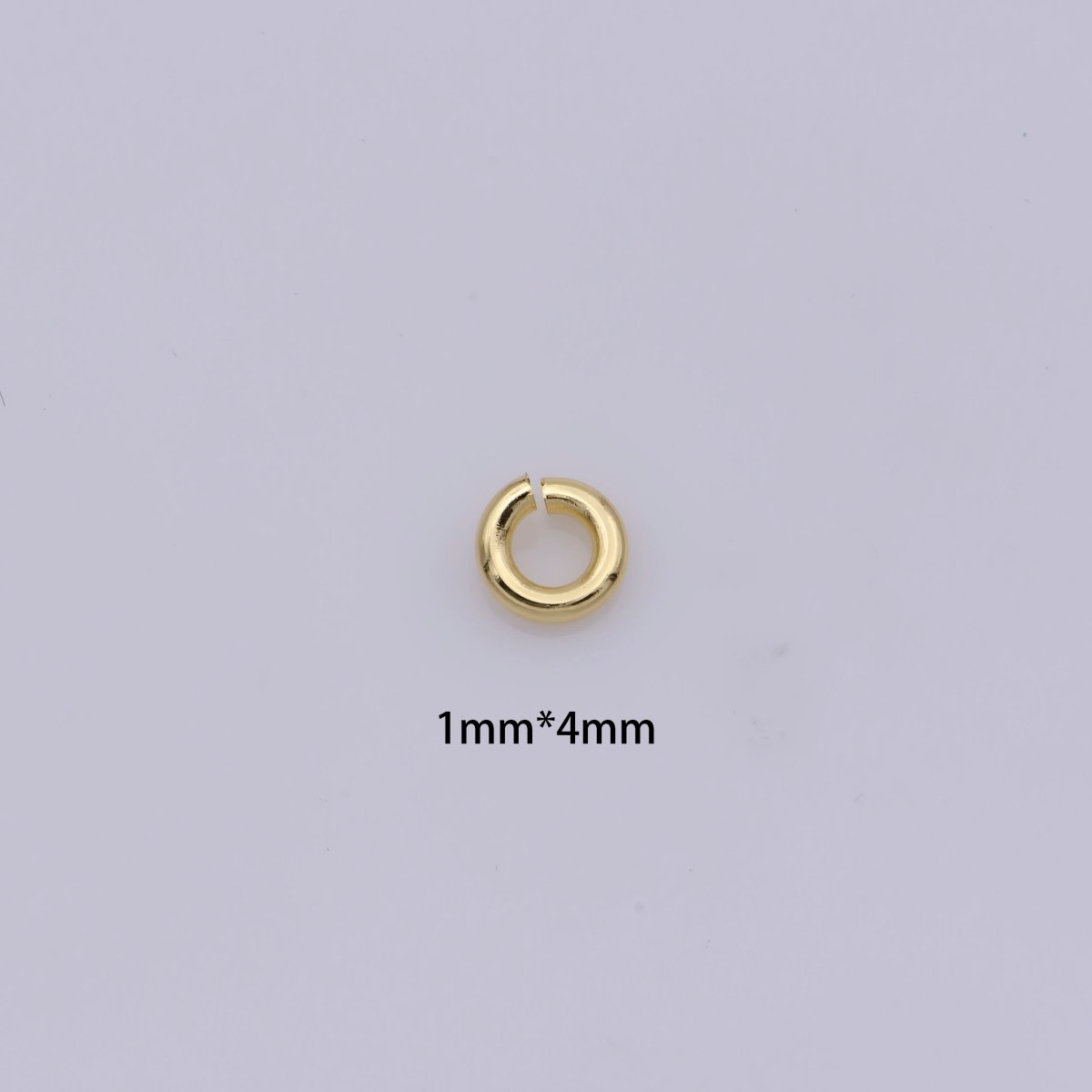 16K Gold Filled 4mmx1mm Jump Ring Findings Set | Z832 - DLUXCA