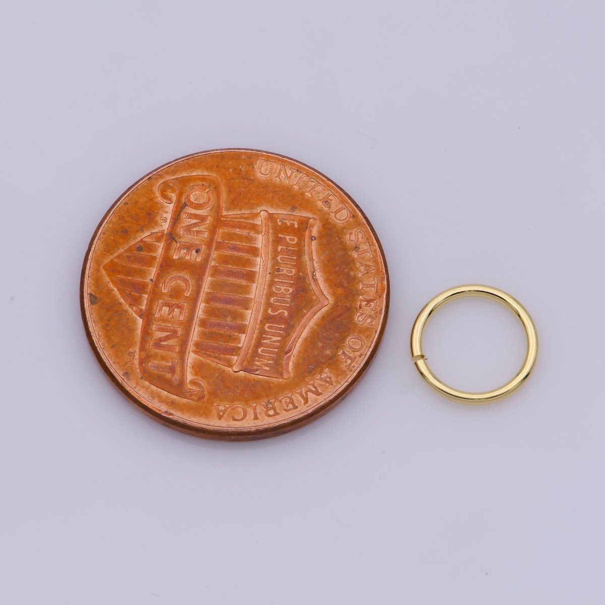 16K Gold Filled 4mmx1mm Jump Ring Findings Set | Z832 - DLUXCA