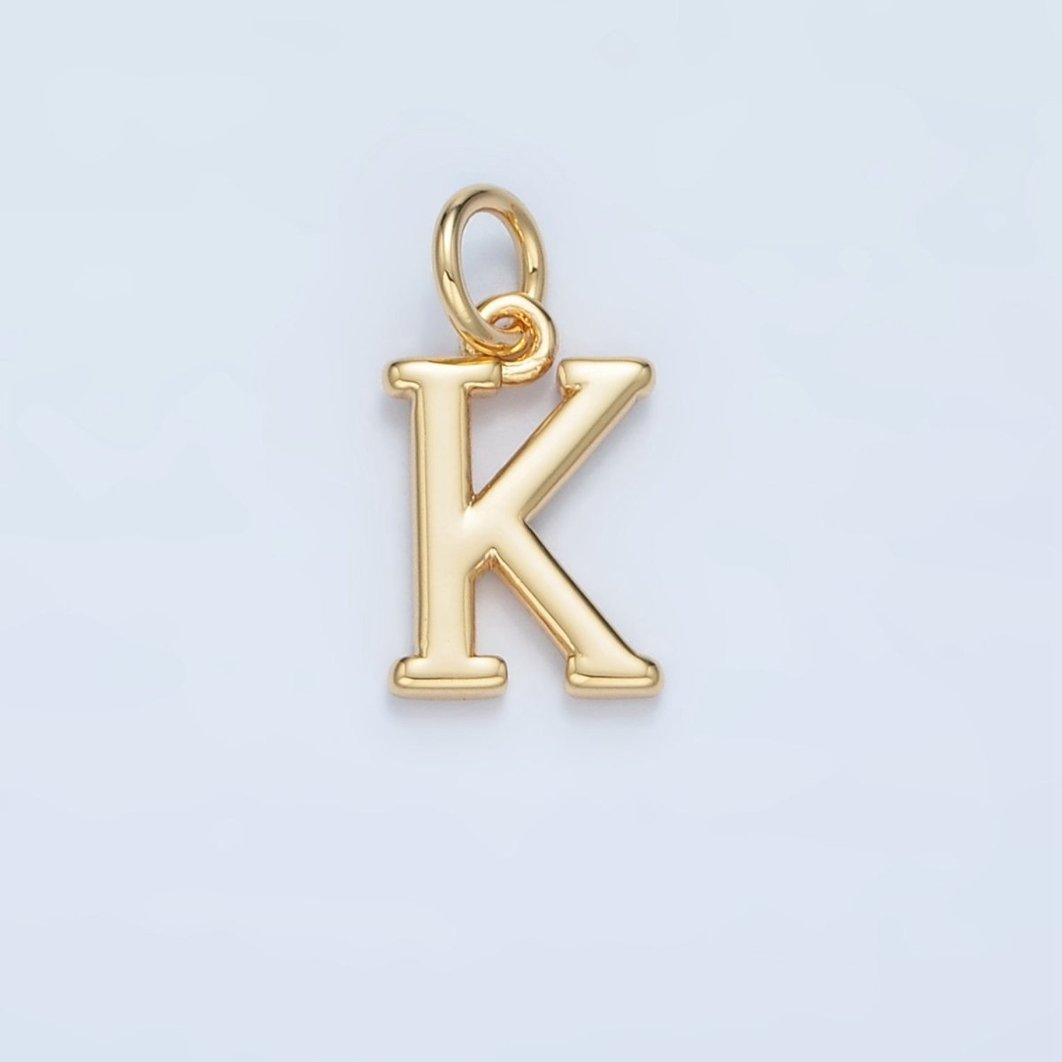16K Gold Filled Greek Alphabet Personalized Charm in Gold & Silver | A1271 - A1294 - DLUXCA