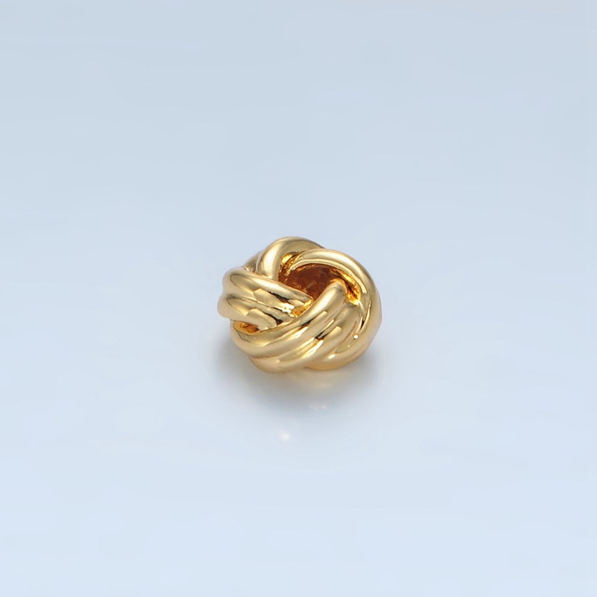 16K Gold Filled Tied Knot Geometric Spacer Bead | B137 - DLUXCA