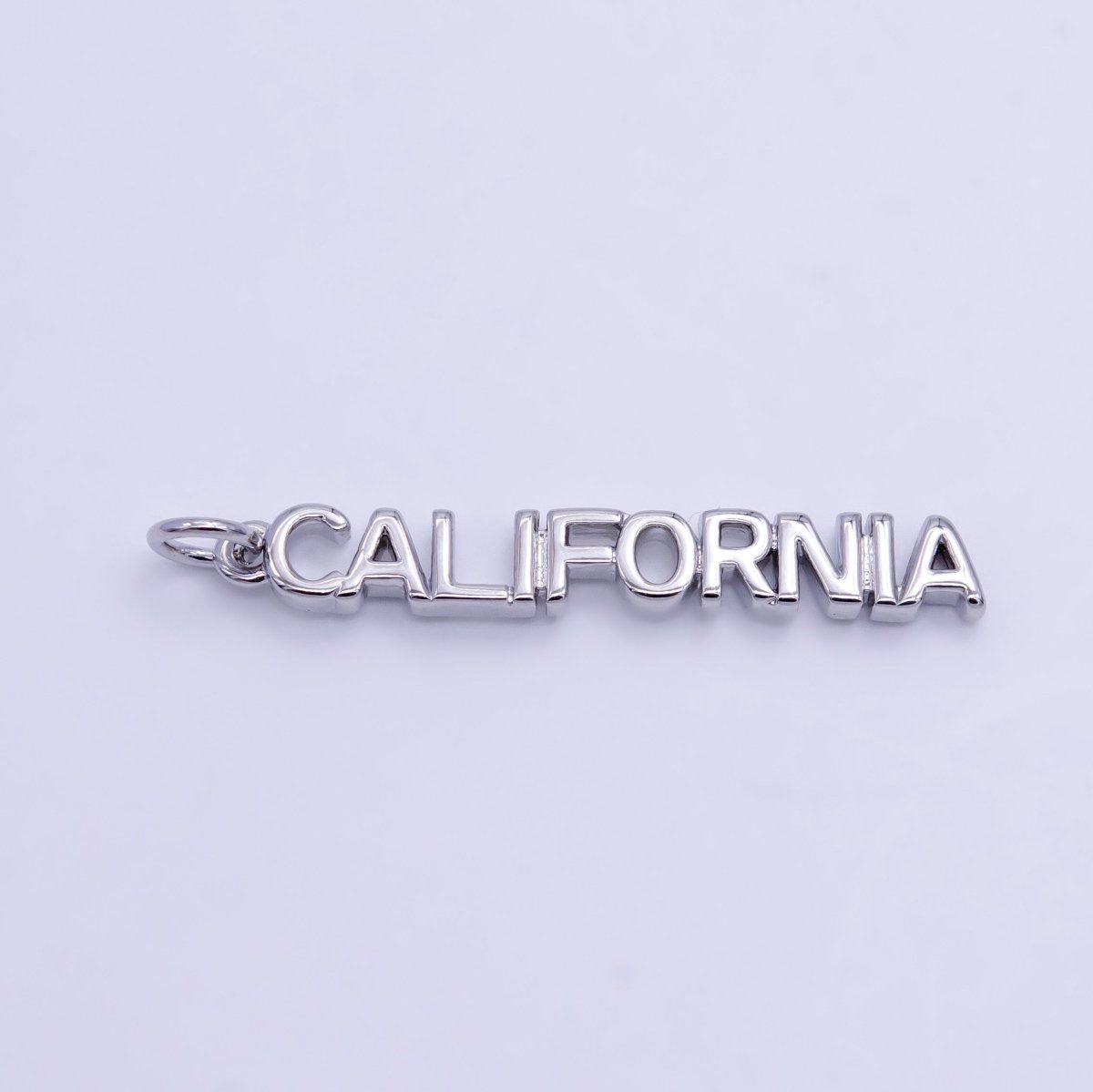 16K Gold Filled USA City States Script Tag Charm in Gold & Silver | D814 - D817 - DLUXCA