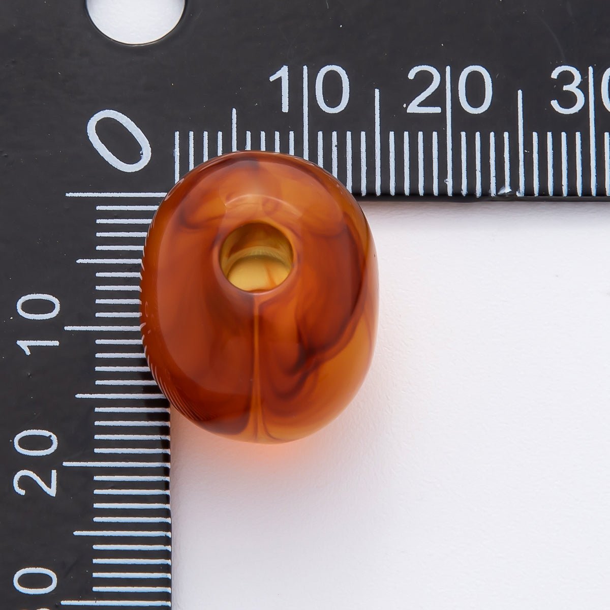 16mm Pink, Champagne, Brown Resin Loose Tube Spacer Bead | AF1094 - AF1100, B018 B058 B085 B101 - DLUXCA