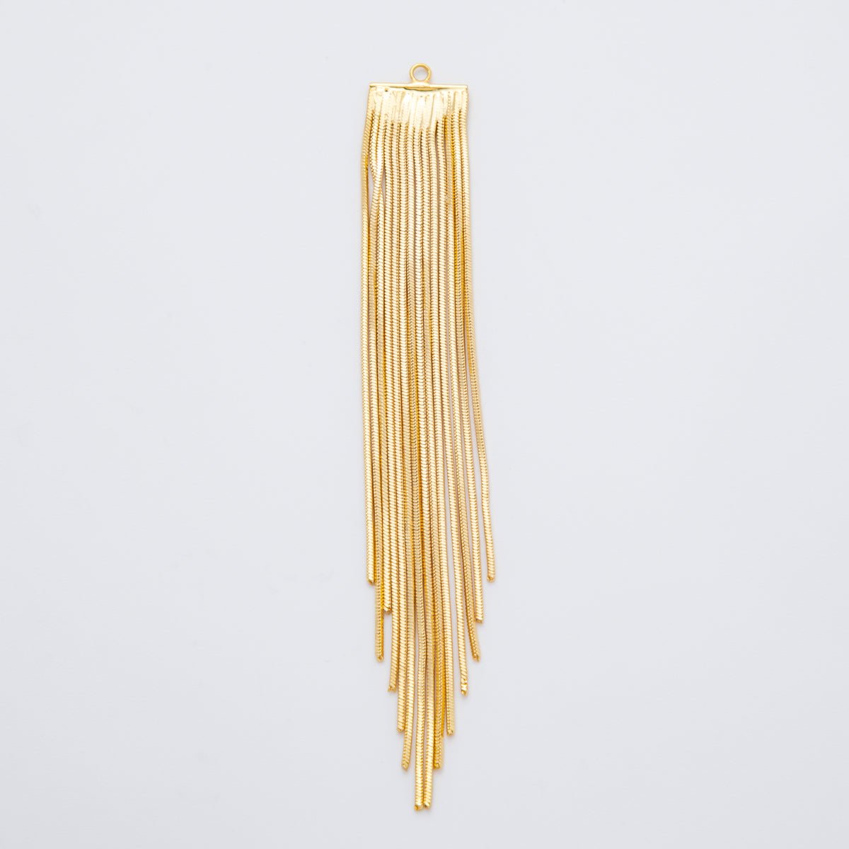 18K Gold Filled 102mm Fringe Tassel DIY Jewelry Making Supply Necklace | Z - A1361 - DLUXCA