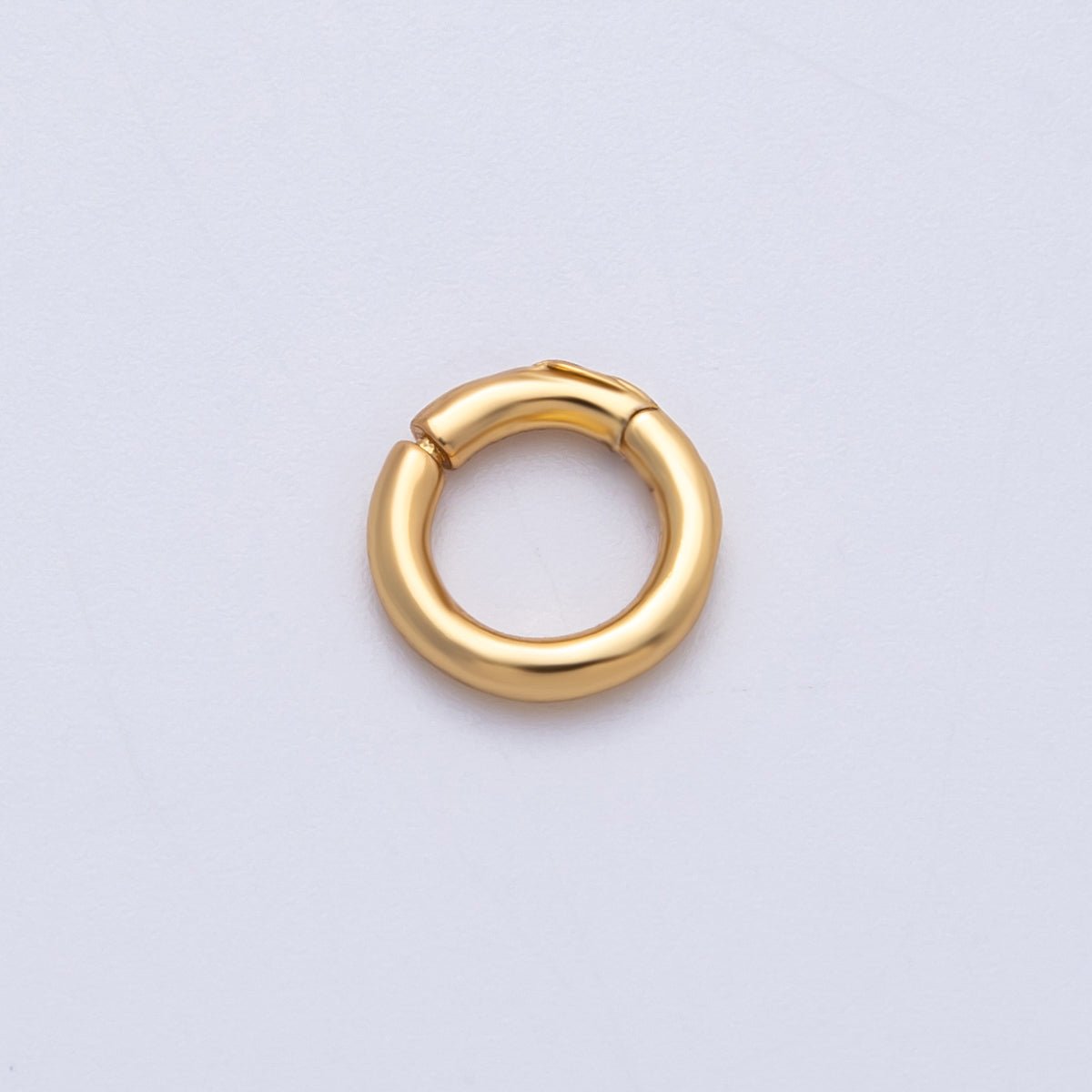 18K Gold Filled 10mmm Minimalist Pull Gate Charm Holder Finding | Findings - 00018 - DLUXCA