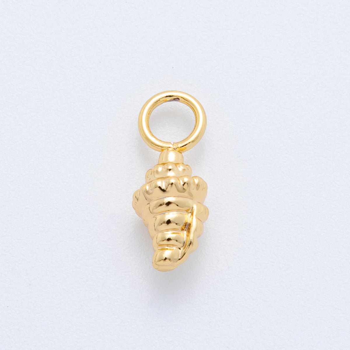 18K Gold Filled 17mm Sea Shell Nautical Beach Ocean Charm | AH - 910 - DLUXCA