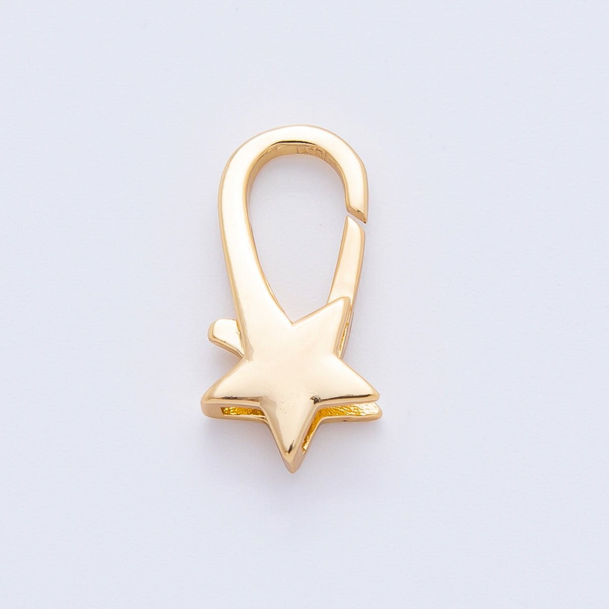 18K Gold Filled 17mm Shooting Star Lobster Clasp Charm Finding | Z1418 - DLUXCA