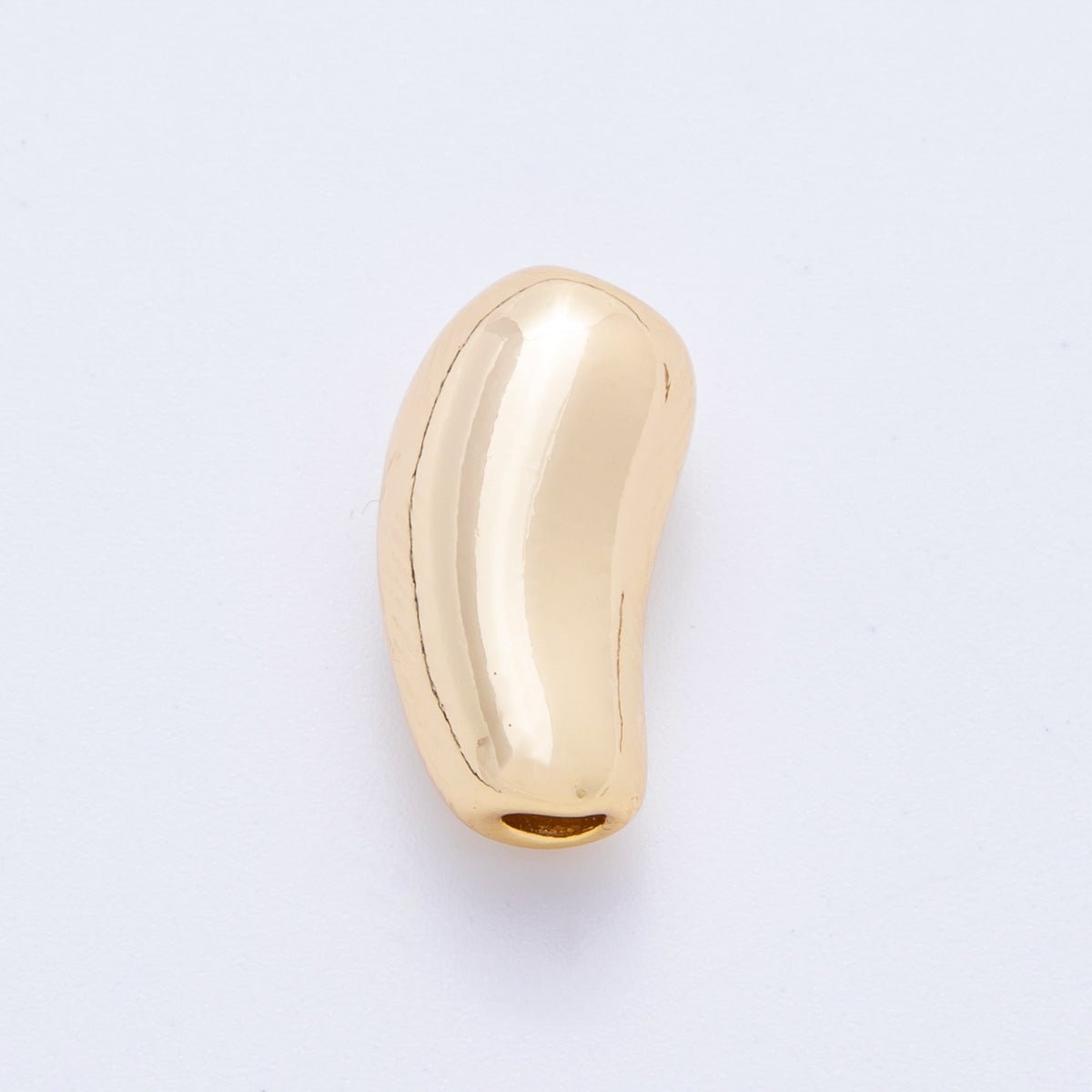 18K Gold Filled 19mm Short Dainty Tube Bead Spacer | AF - A1074 - DLUXCA