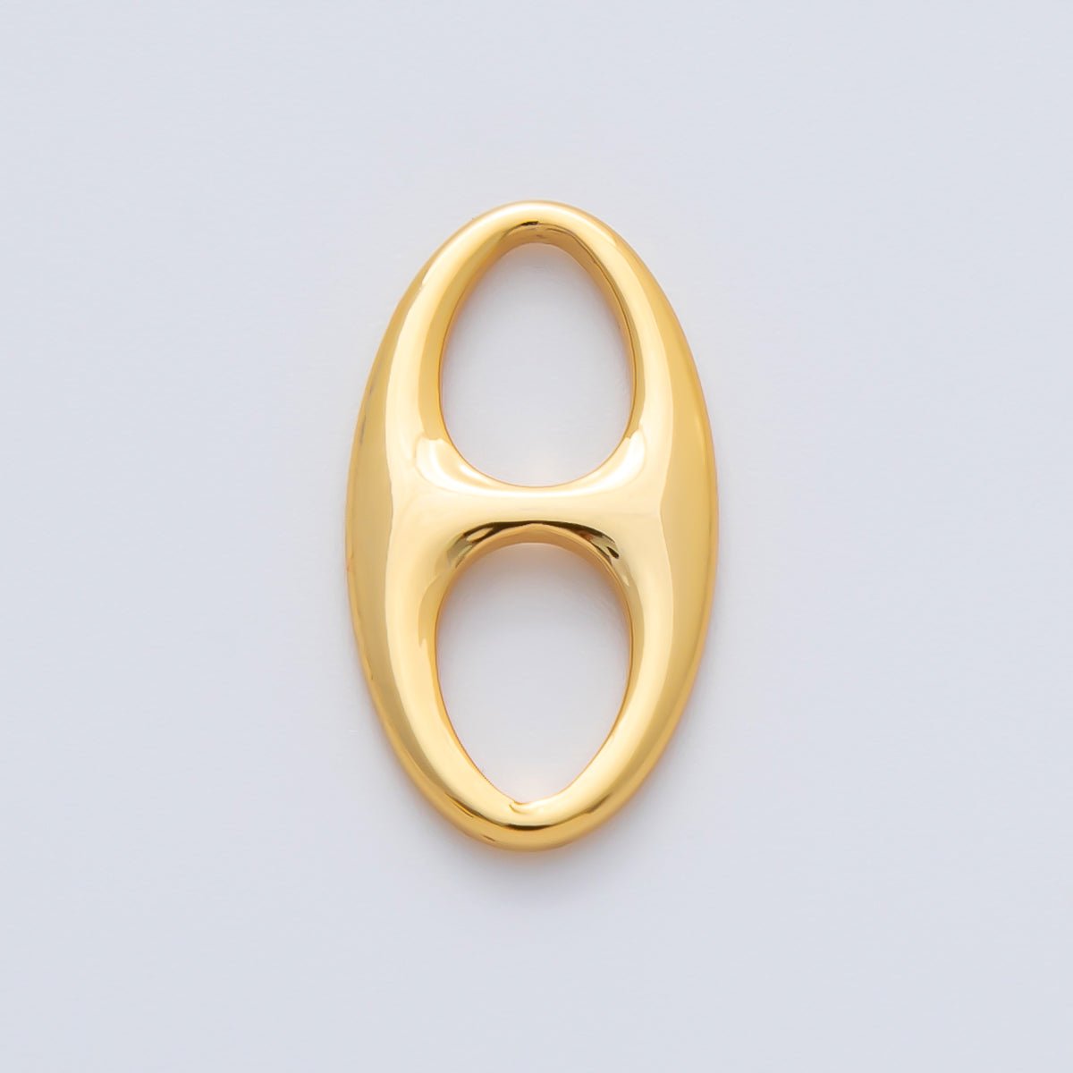 18K Gold Filled 19mm x 10mm Oval Mariner Anchor Link Finding | Z1603 - DLUXCA