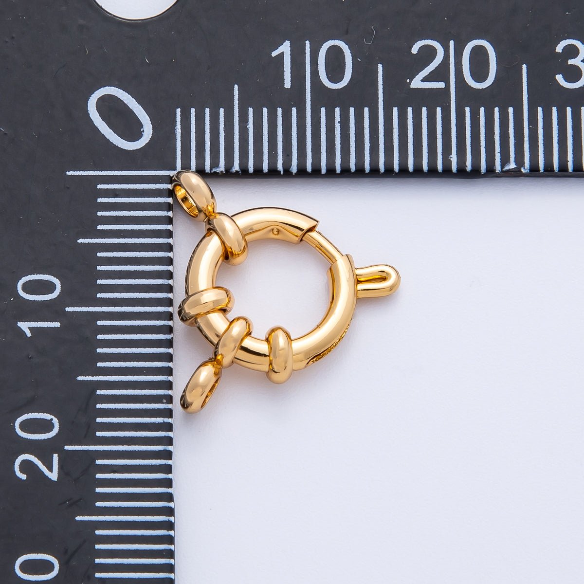 18K Gold Filled 21.5mm Minimalist Sailor Clasps Closure Findings | Findings - 00056 - DLUXCA