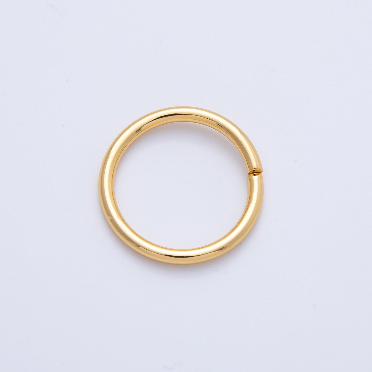 18K Gold Filled 22mm, 23mm, 24mm Open Round Jump Ring Finding | Z1606 - Z1608 - DLUXCA