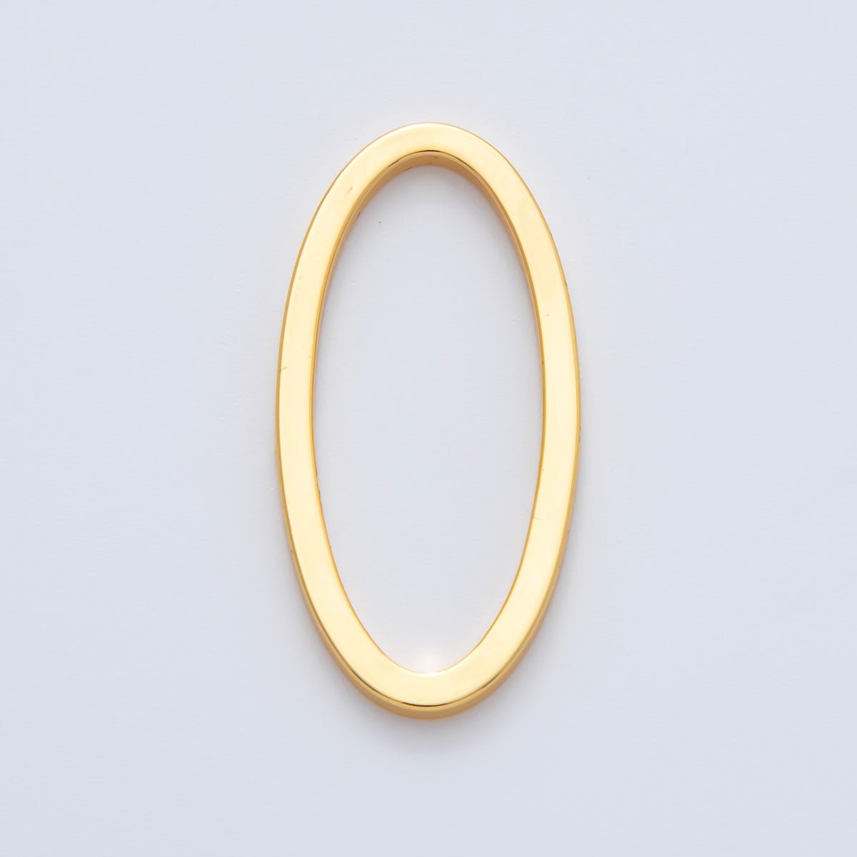 18K Gold Filled 28mm Minimalist Oval Link Finding | Z1604 - DLUXCA