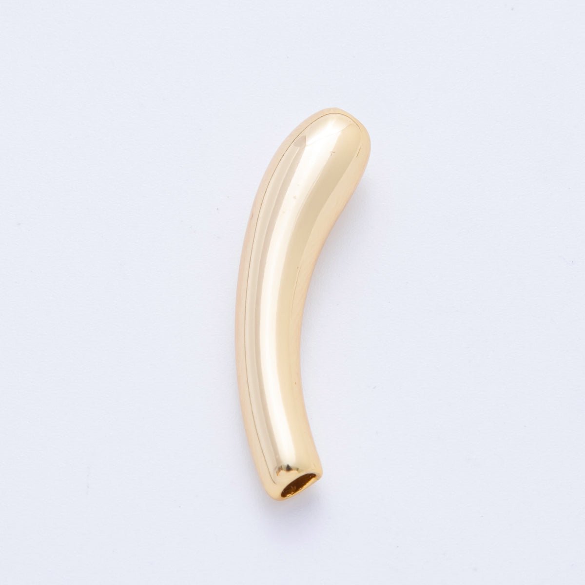18K Gold Filled 30mm Long Tube Bead Spacer | AF - A1072 - DLUXCA