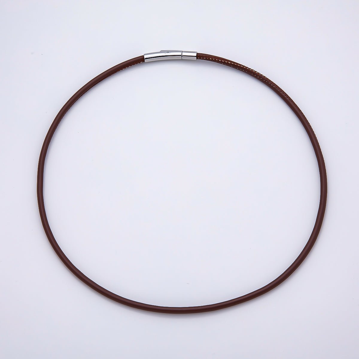 18K Gold Filled 4mm Black, Brown, Red, Blue Fall Faux Leather Cord 19 Inch Necklace | WA - 3853 ~ WA - 3856 - DLUXCA