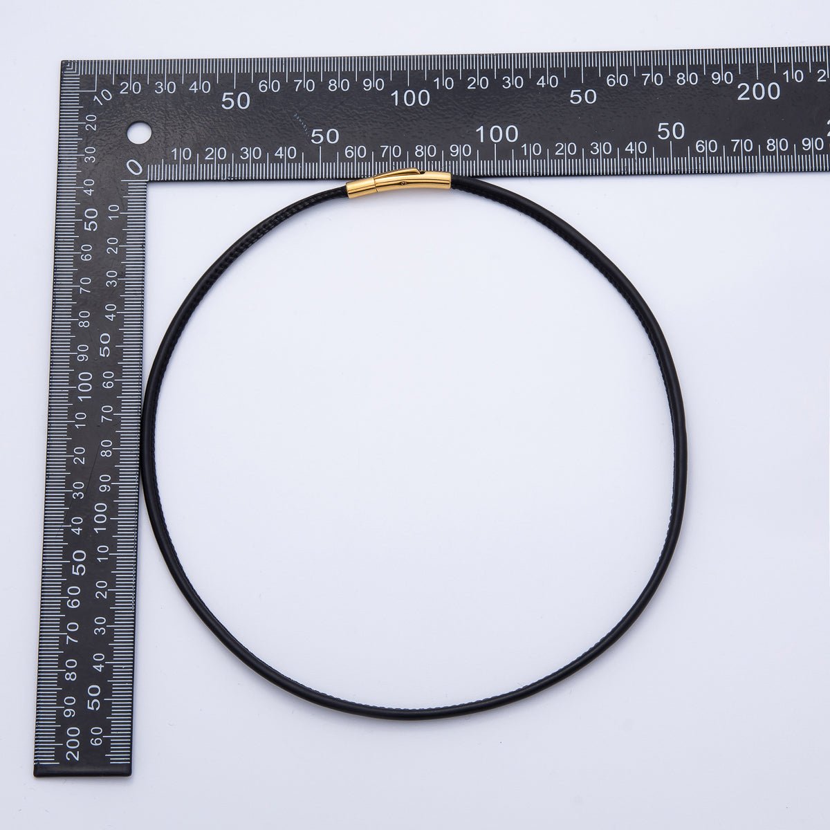 18K Gold Filled 4mm Black, Brown, Red, Blue Fall Faux Leather Cord 19 Inch Necklace | WA - 3853 ~ WA - 3856 - DLUXCA