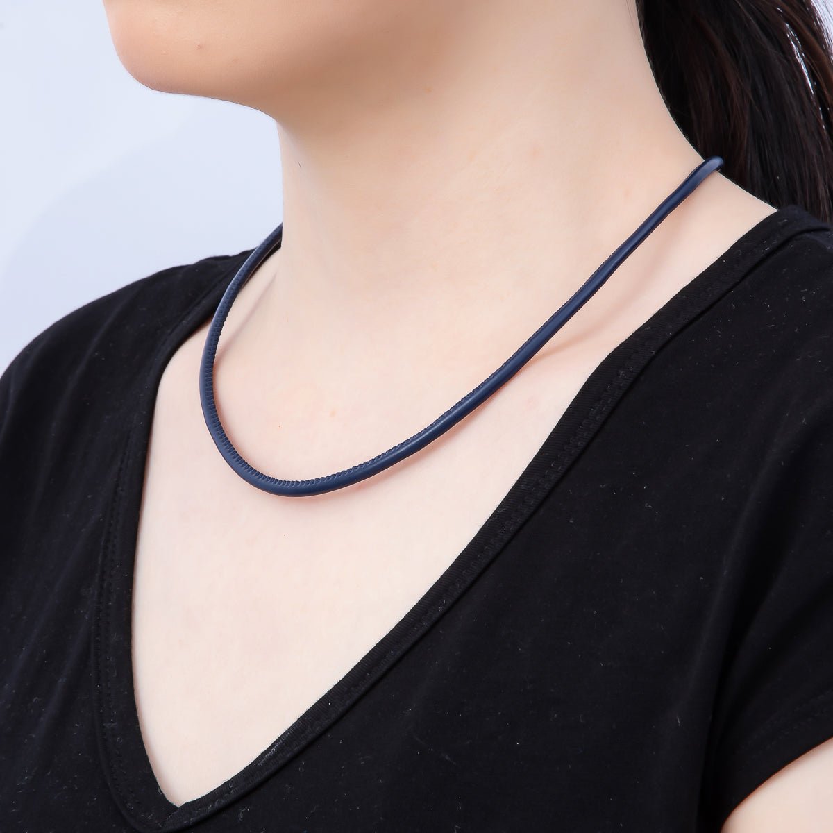 18K Gold Filled 4mm Black, Brown, Red, Blue Fall Faux Leather Cord 19 Inch Necklace | WA - 3853 ~ WA - 3856 - DLUXCA