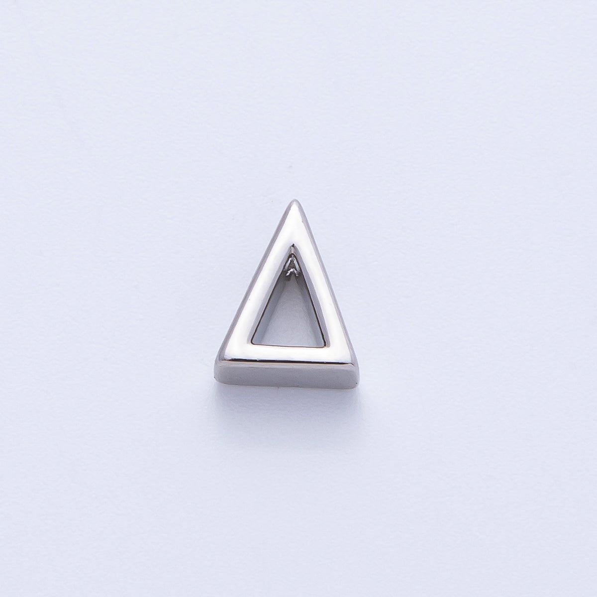 18K Gold Filled 8mm Minimalist Gold Alphabet and Greek Letter Bead in Gold & Silver | B700 - B900 - DLUXCA
