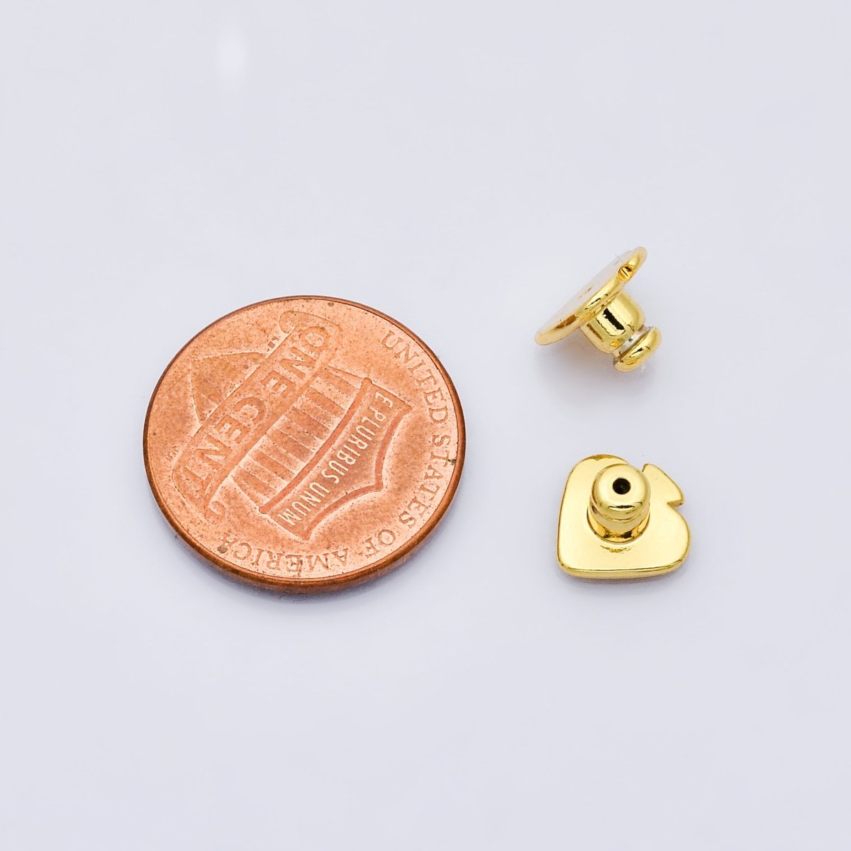 18K Gold Filled Geometric Earring Backs Findings | Z1202 - DLUXCA