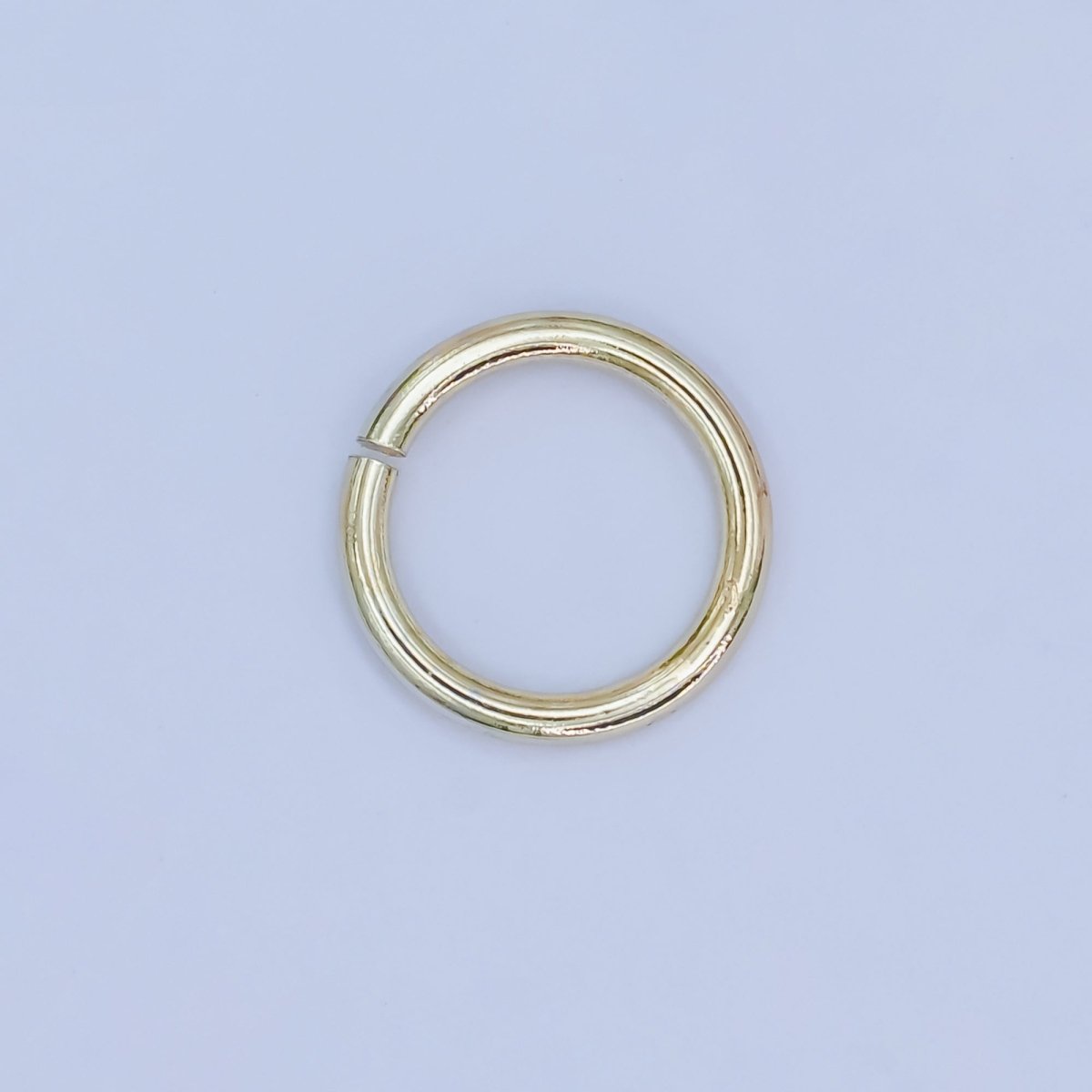 18K Gold Filled Minimalist Jump Ring Set in Gold & Silver 12 , 18 Gauge - DLUXCA