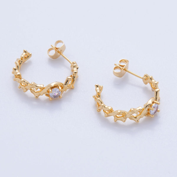 [Golden dew] 韓国☆18K Gold☆Jaden de Boner 3 Earrings Le Vian Diamond Bee Drop Earrings 3/8 ct tw 14K Honey Gold | Kay
