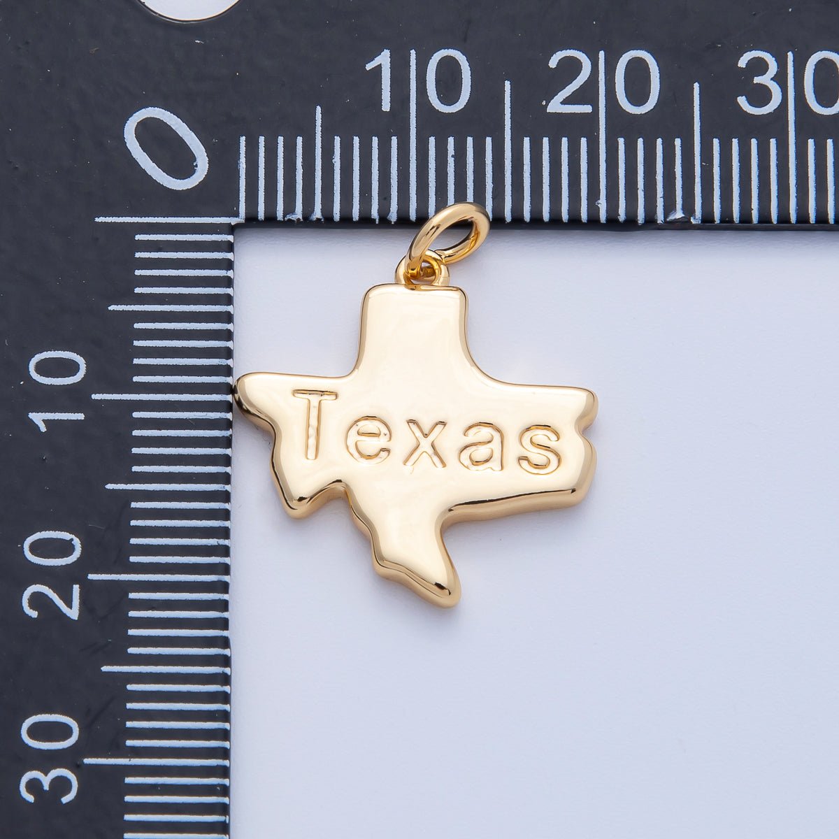 18K Gold Filled United States of America State Map Charm in Gold & Silver | AK064 - AK113 - DLUXCA