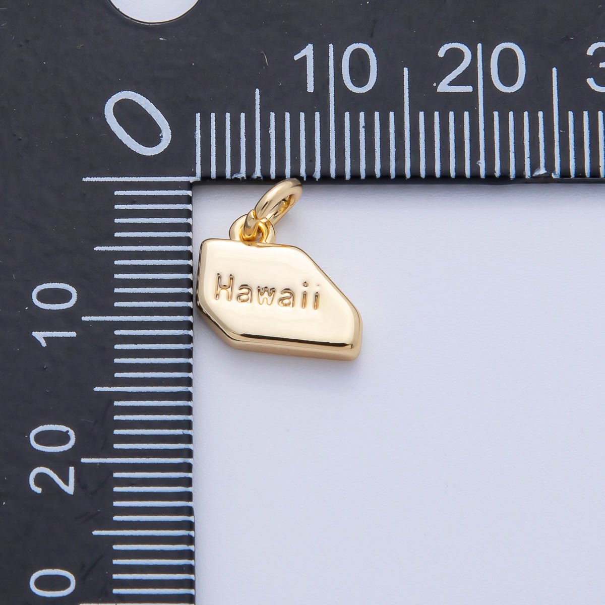 18K Gold Filled United States of America State Map Charm in Gold & Silver | AK064 - AK113 - DLUXCA