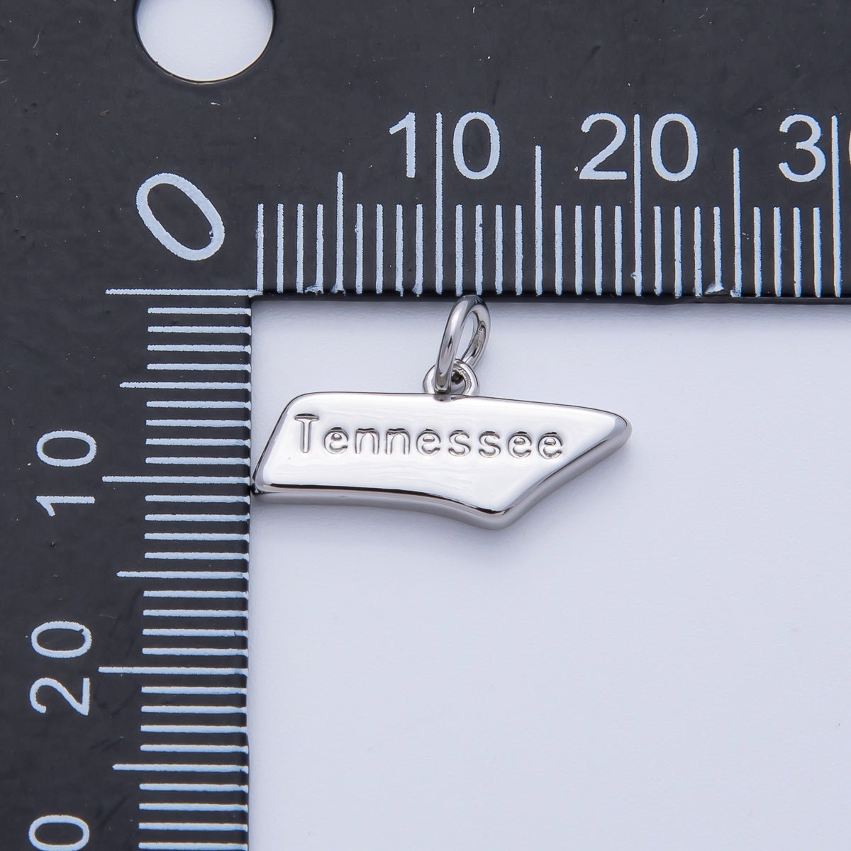 18K Gold Filled United States of America State Map Charm in Gold & Silver | AK064 - AK113 - DLUXCA