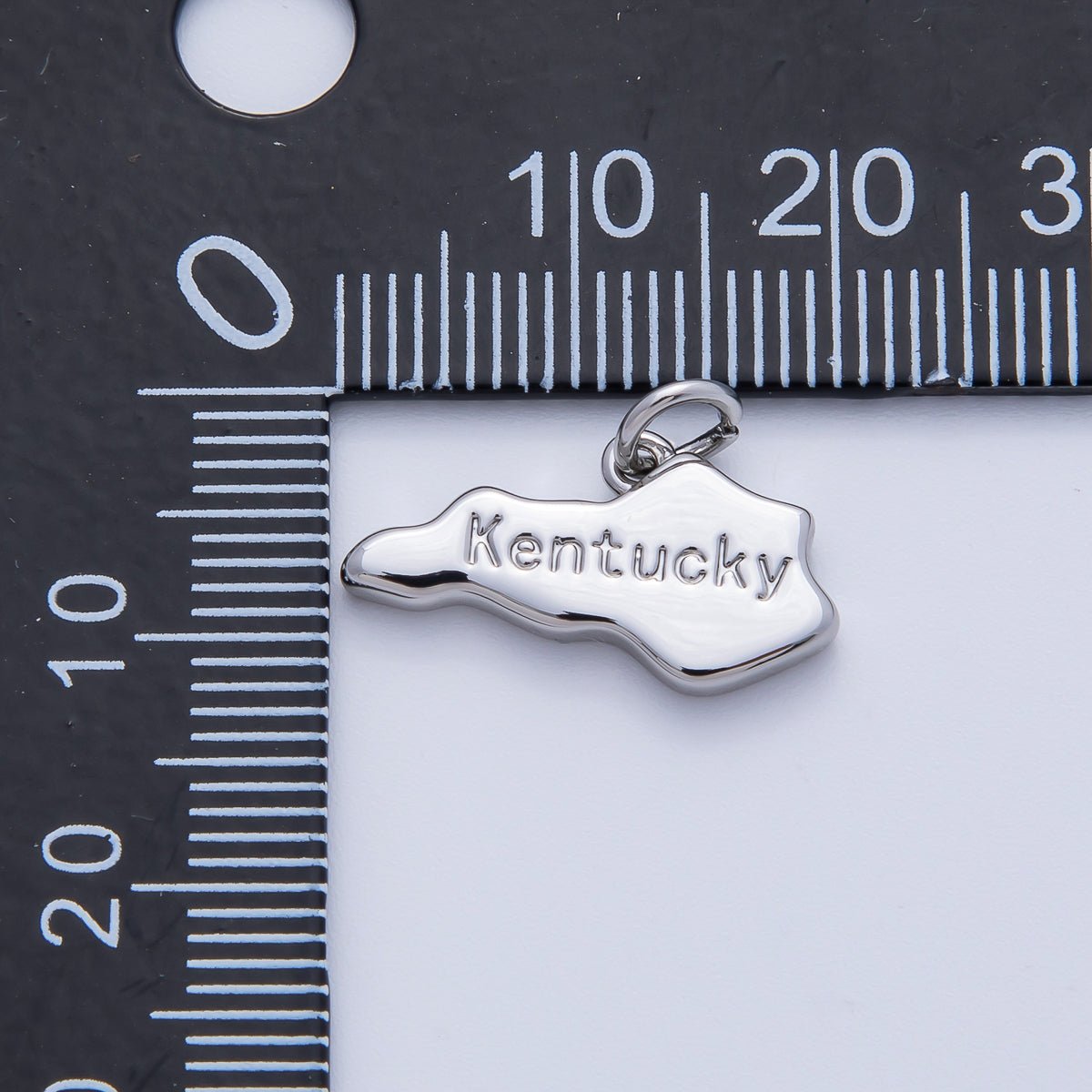 18K Gold Filled United States of America State Map Charm in Gold & Silver | AK064 - AK113 - DLUXCA