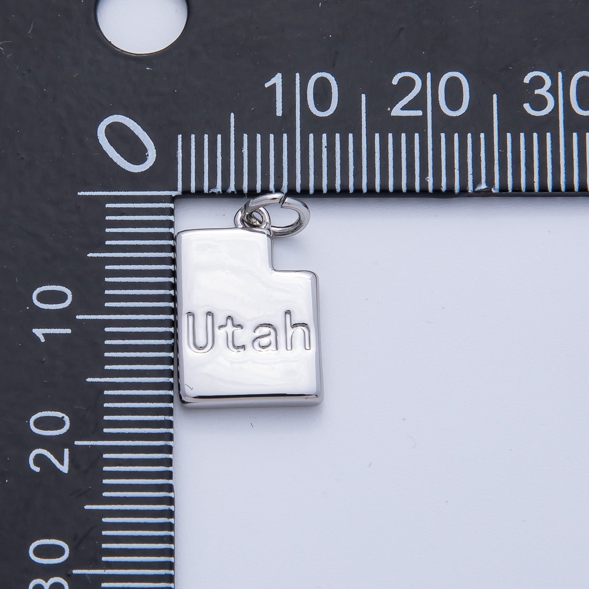 18K Gold Filled United States of America State Map Charm in Gold & Silver | AK064 - AK113 - DLUXCA