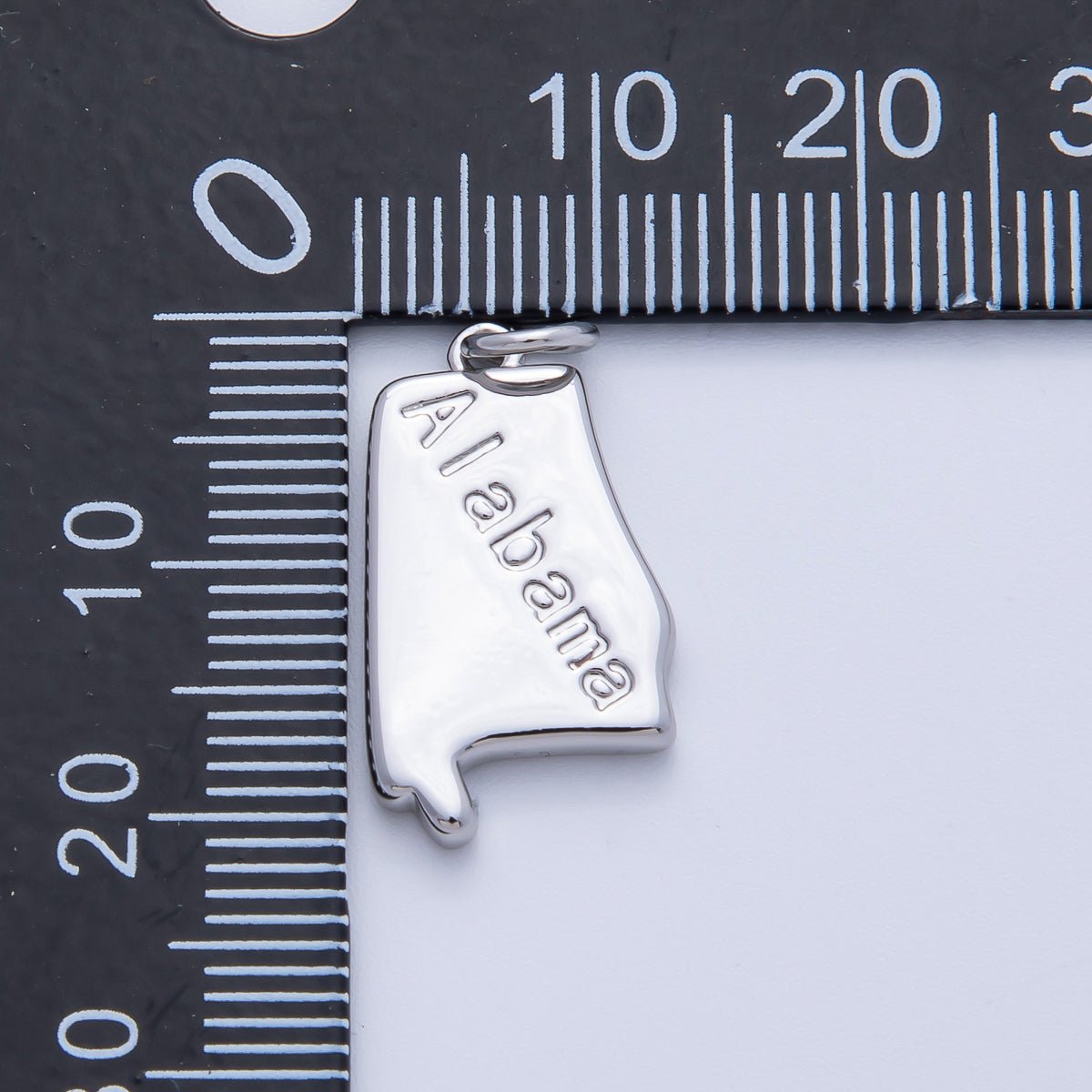 18K Gold Filled United States of America State Map Charm in Gold & Silver | AK064 - AK113 - DLUXCA