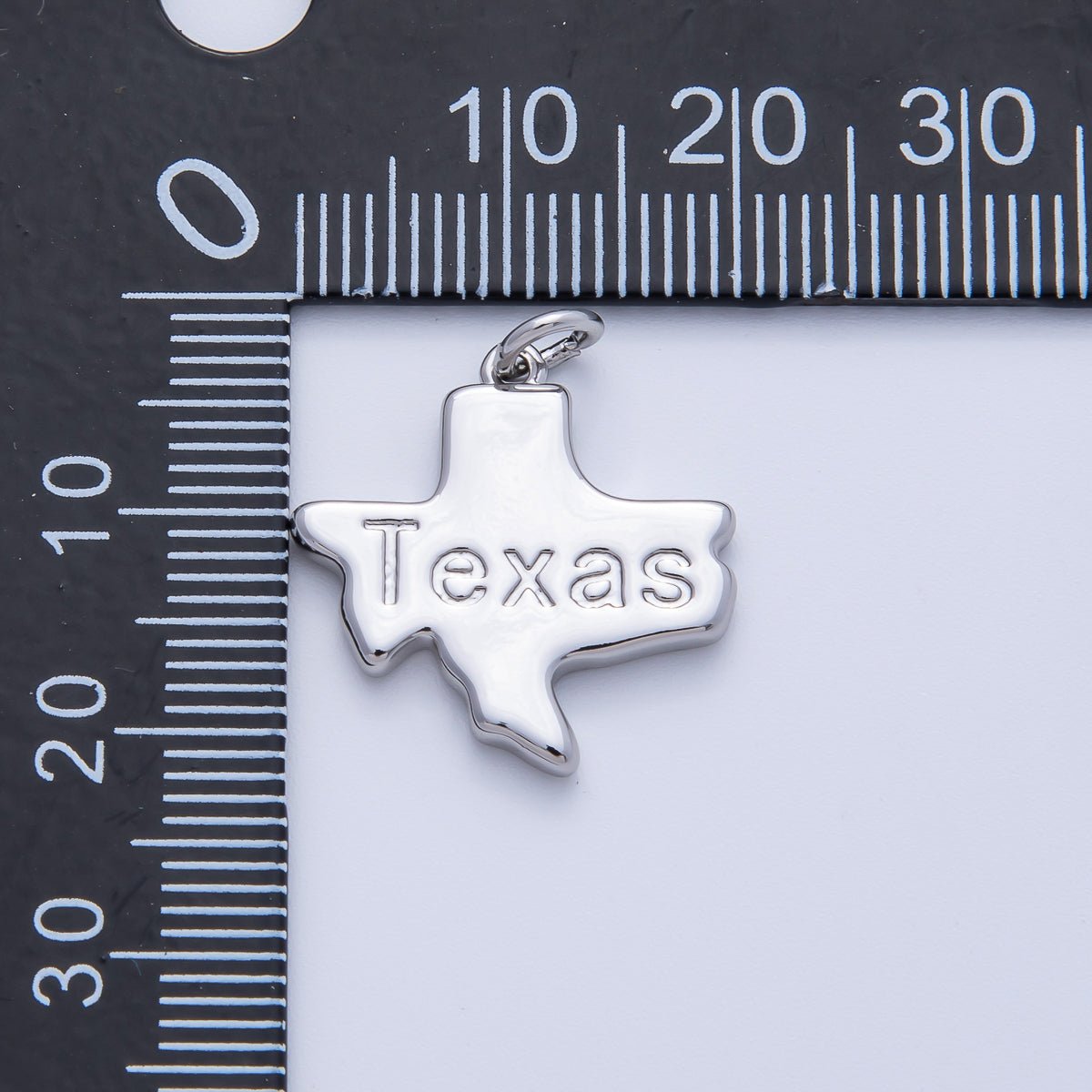 18K Gold Filled United States of America State Map Charm in Gold & Silver | AK064 - AK113 - DLUXCA