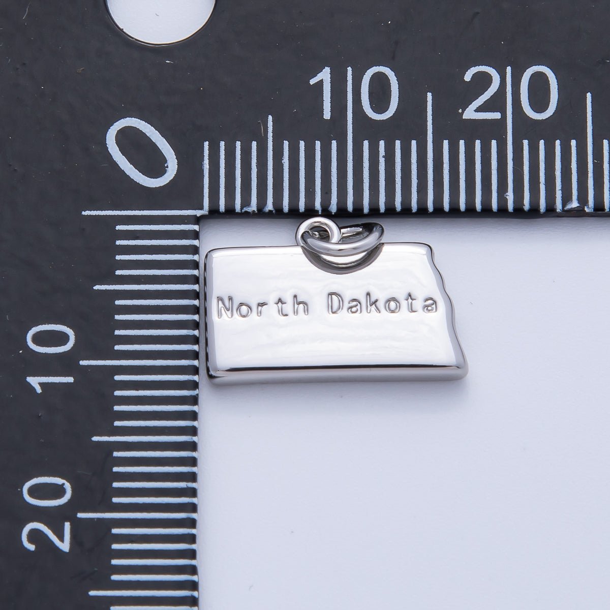 18K Gold Filled United States of America State Map Charm in Gold & Silver | AK064 - AK113 - DLUXCA