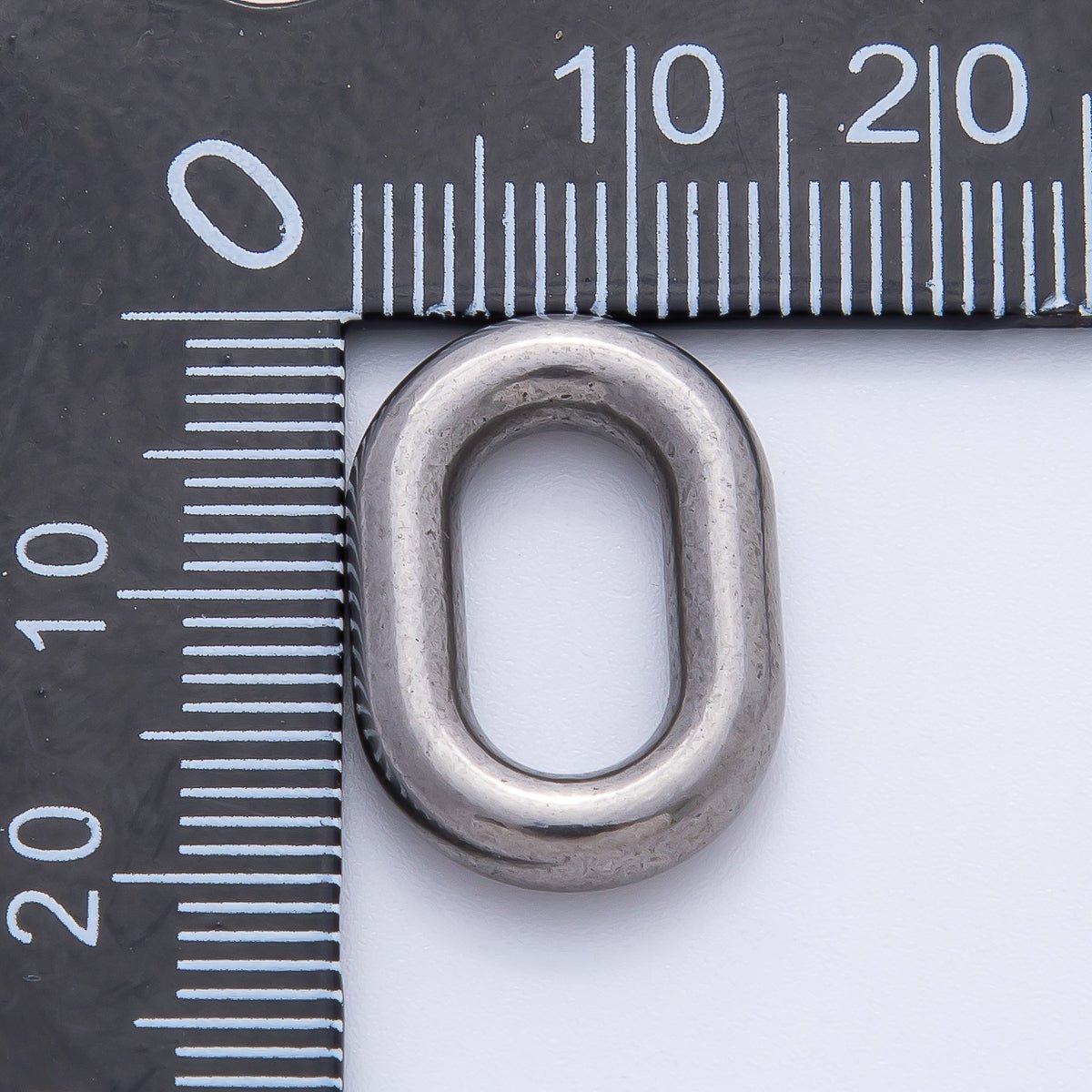 18K Gold Plated 20mm Open Thick Oval Finding in Gold & Silver | Z1430 - DLUXCA