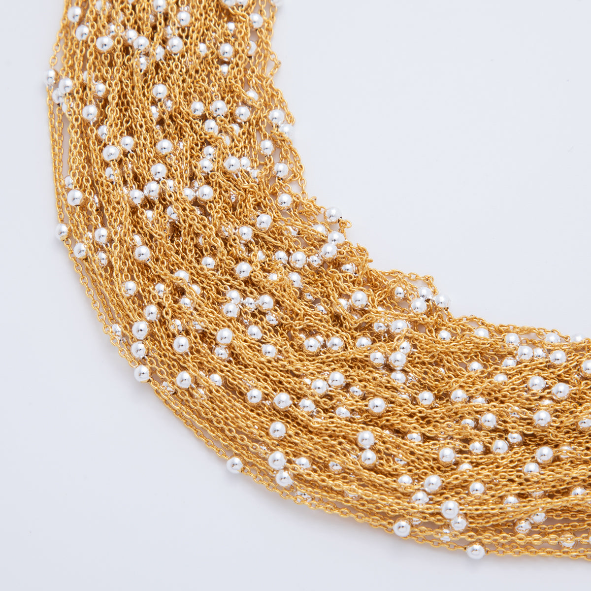 24K Gold Filled 2.9mm Pearl Satellite Cable Unfinished Chain by Yard | Roll1686