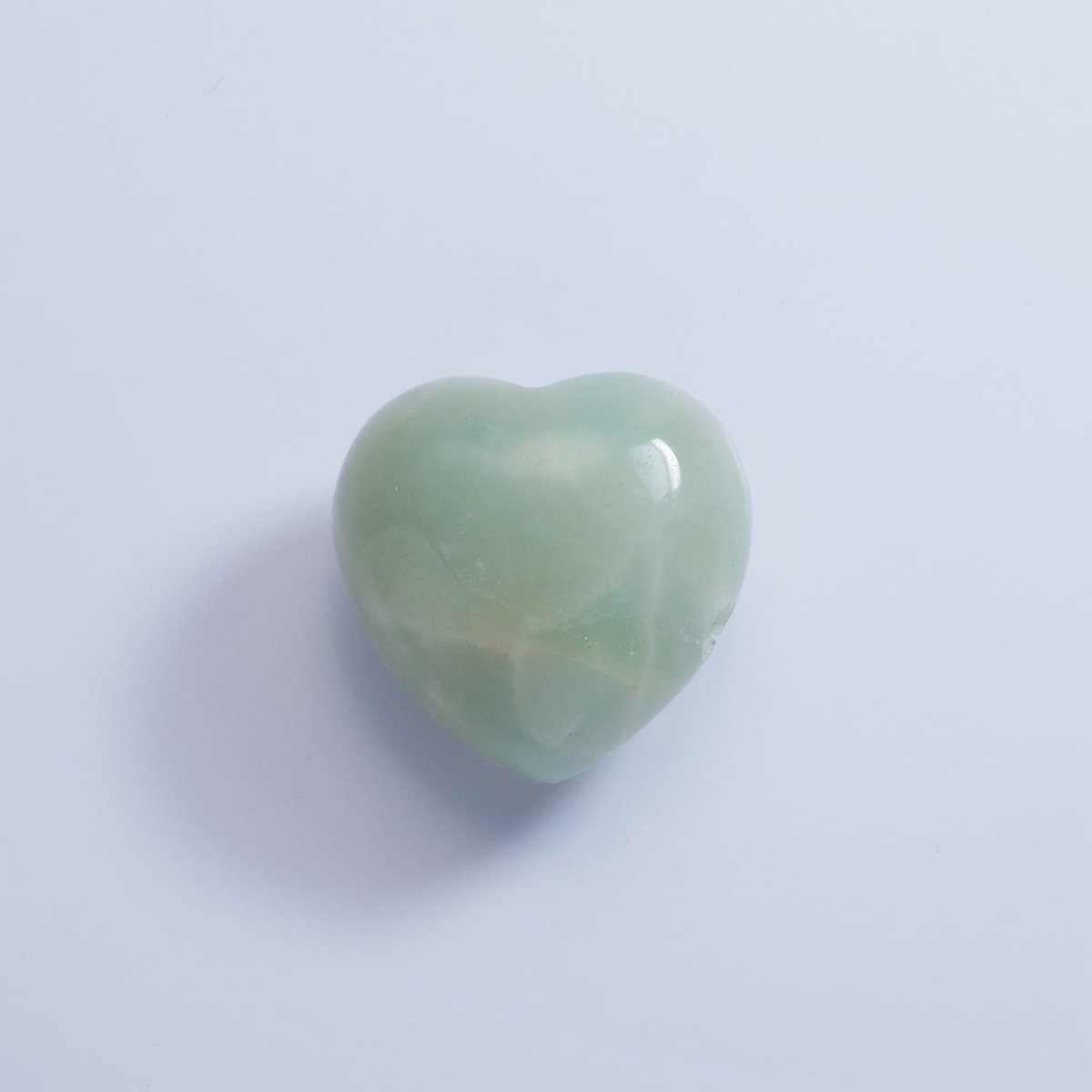 20mm Natural Gemstone Heart Charm | B886 - B892 - DLUXCA