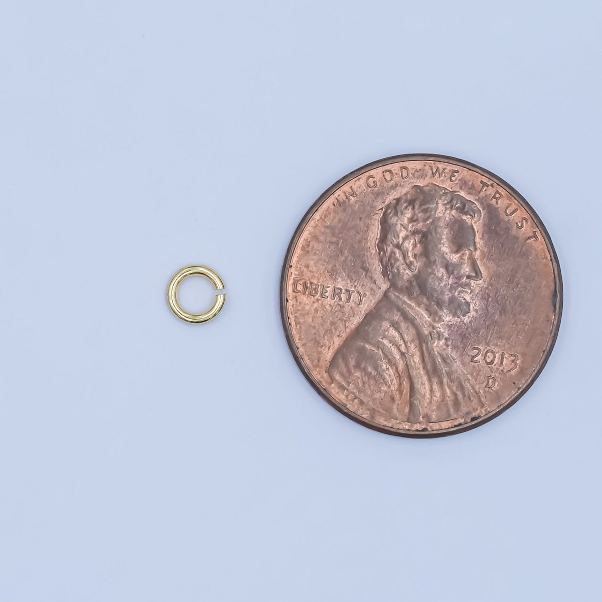 24K Gold Filled 0.8mm Small Circle Round Jumpring Findings | SP1642 - DLUXCA