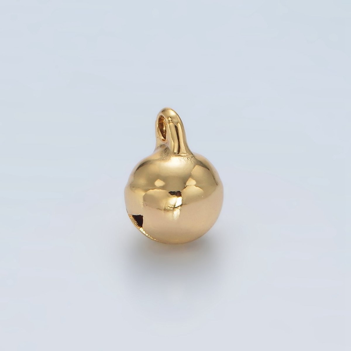 24K Gold Filled 11mm Jingle Bell Minimalist Mini Charm | X885 - DLUXCA