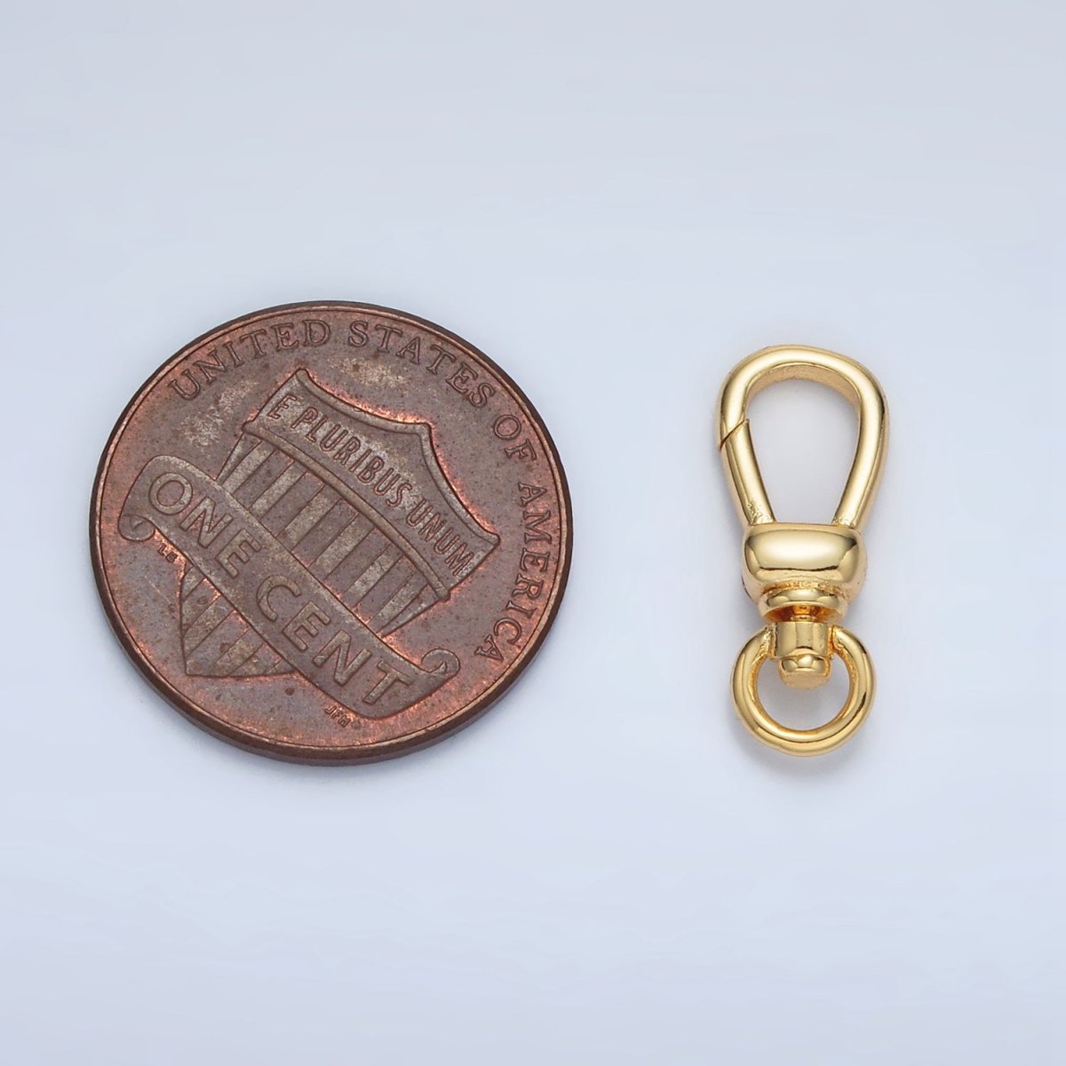 24K Gold Filled 12mm Trigerless Swivel Snap Hook Closure Findings | Z863 - DLUXCA