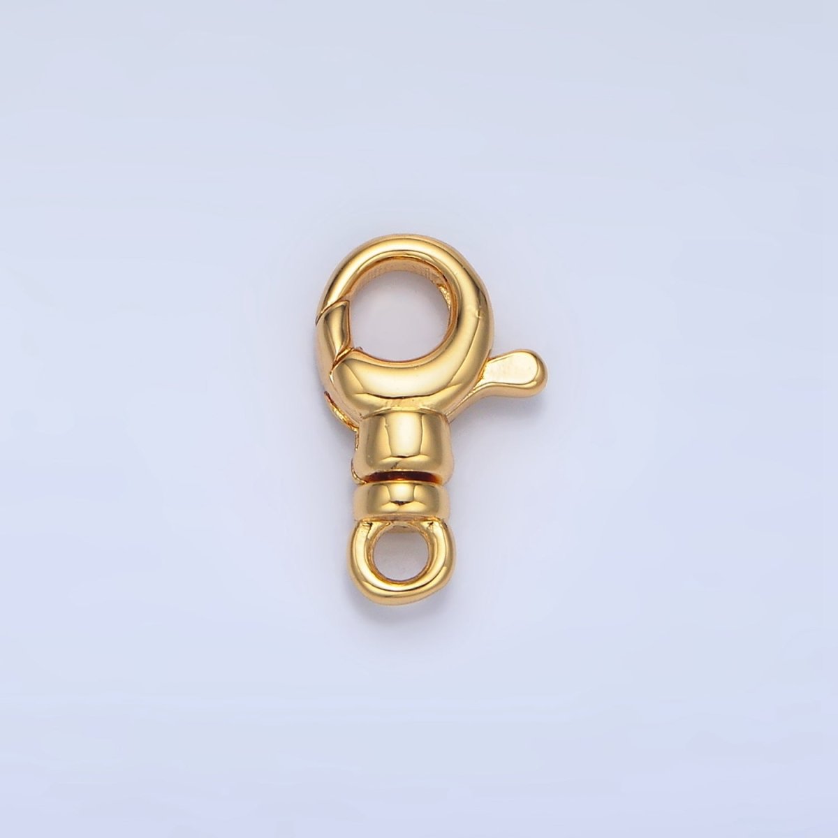 24K Gold Filled 13mm Lobster Clasps Claw Closure Findings in Gold & Silver | Z964 - DLUXCA