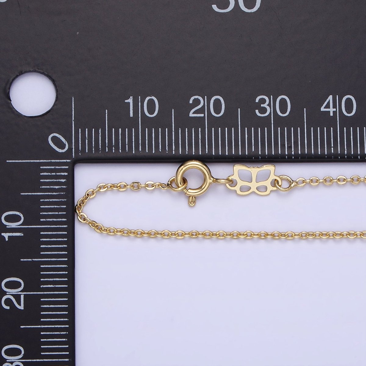 24K Gold Filled 1.3mm Minimalist Cable Chain 18 Inch Necklace | WA - 2494 - DLUXCA